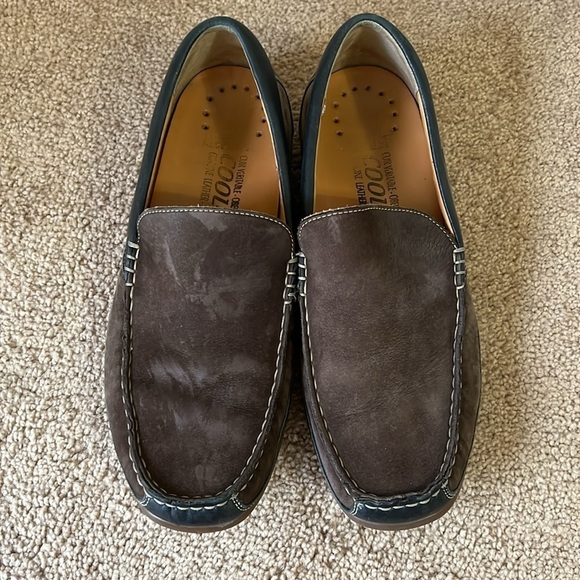 Mephisto Baduard Slip-On Loafer Dark Brown Nubuck/Black Calf Leather - Picture 4 of 11